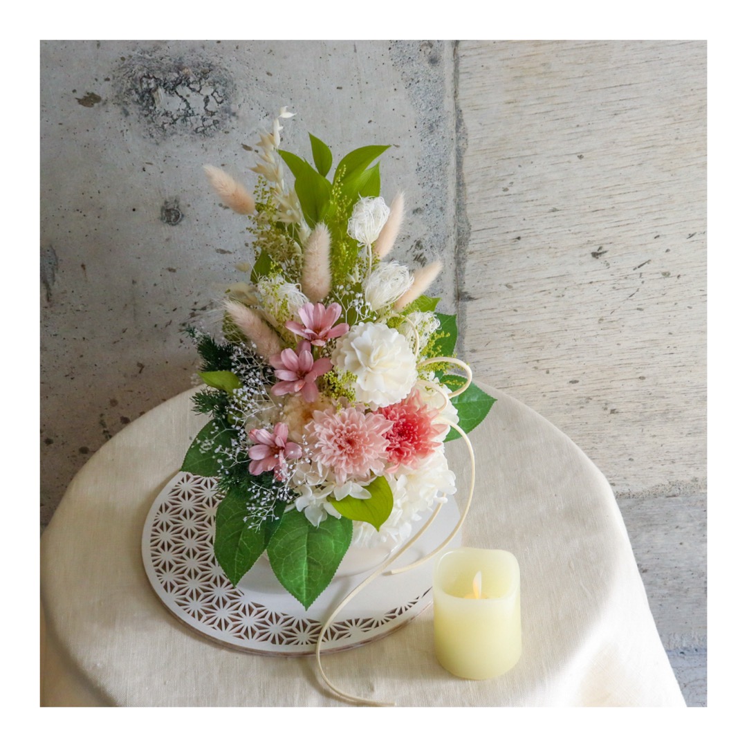 om1166◉オーダー＊仏花＊お供え＊アレンジメント/ bb