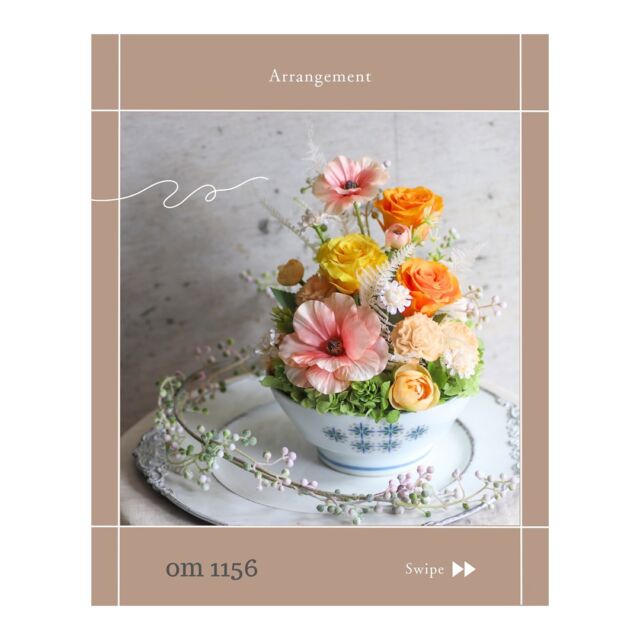 om1044◉オーダー＊クリスマス＊リース – プリザーブドフラワー