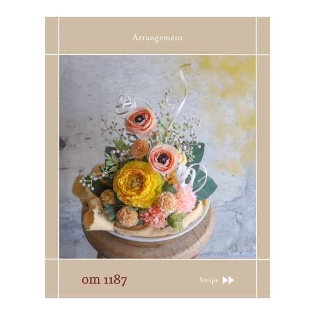 om1180◉オーダー＊仏花＊お供え＊アレンジメント/ bb – プリザーブド