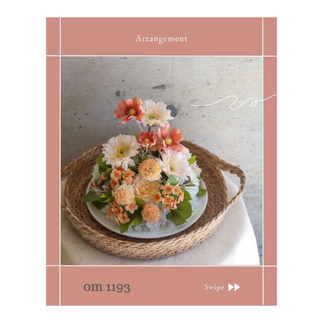 ほっと様オーダー　仏花☆プリザーブドフラワーアレンジ om792◉オーダー＊仏花＊お供え＊一対＊アレンジメント/t